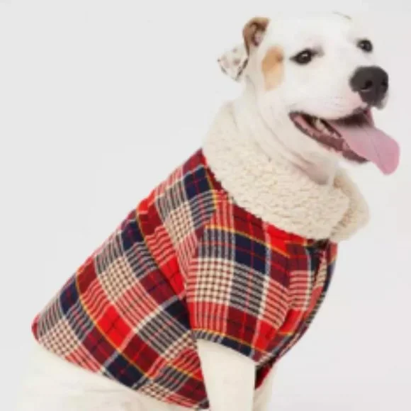 NWT - AERIE Dog Flannel Shirt - Sz S - Picture 7 of 7